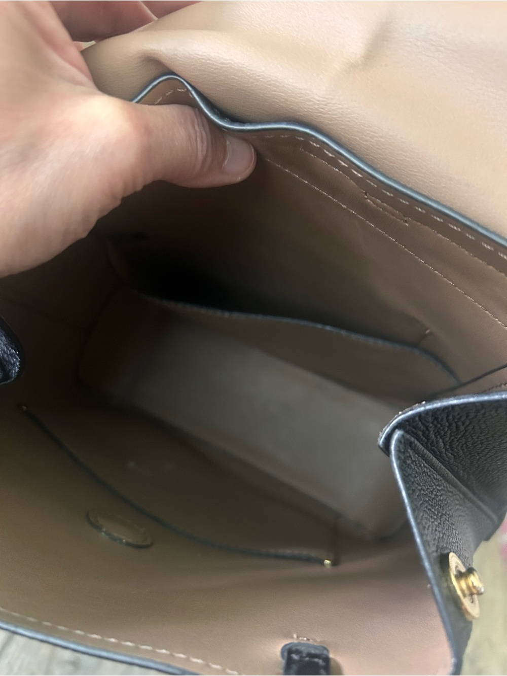 Michael Kors Hayes Medium Leather Backpack Black Purse - Picture 13 of 13